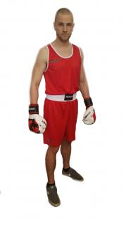 Boxerský set IPPON Red Farba: ČERVENÁ, Veľkosť: L