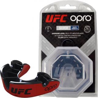 CHRÁNIČ ZUBOV OPRO UFC SILVER LEVEL - ČERVENÁ/ČIERNA