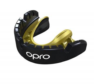 CHRÁNIČE ZUBOV OPRO GOLD BRACES - ROVNÁTKA Farba: ČIERNA, Veľkosť: SENIOR