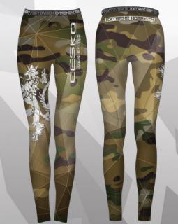 DÁMSKE LEGÍNY CZECH LION CAMO Veľkosť: M