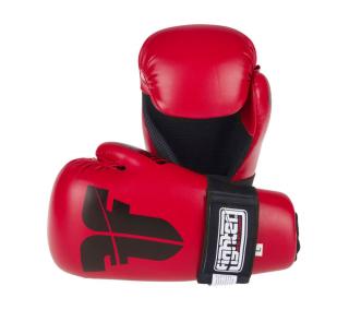 OTVORENÉ RUKAVICE FIGHTER STRAP - ČERVENÁ Farba: ČERVENÁ, Veľkosť: L/XL