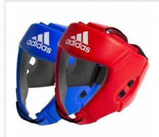 PRILBA ADIDAS AIBA ČERVENÁ Farba: ČERVENÁ, Veľkosť: XL