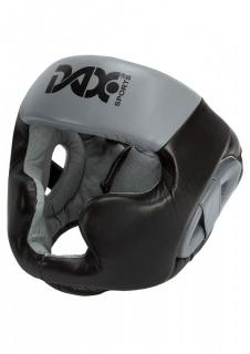 PRILBA DAX REBOUND BLACK GREY LINE Farba: ČIERNA, Veľkosť: XL