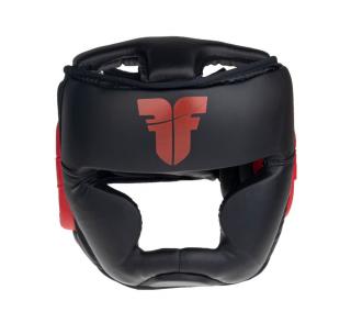 PRILBA FIGHTER SPARRING BLACK RED Farba: ČERVENÁ, Veľkosť: L/XL
