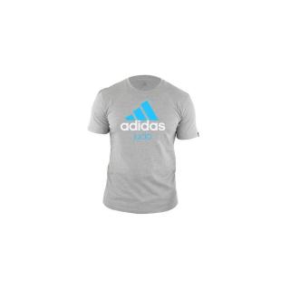 TRIKO ADIDAS COMMUNITY LINE JUDO ŠEDO - MODRÉ Veľkosť: S