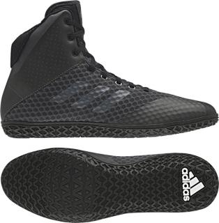 ZÁPASNÍCKA OBUV ADIDAS MAT WIZARD 4 BLACK Veľkosť: 7,5 VEĽKÁ BRITÁNIA