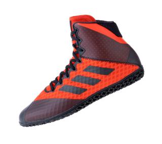 ZÁPASNÍCKA OBUV ADIDAS MAT WIZARD 4. ČIERNA-ČERVENÁ Veľkosť: 8 UK