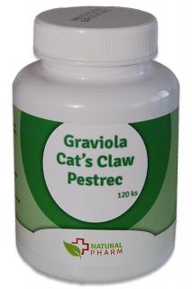 Natural Pharm Graviola + Cat´s Claw Pestrec tablety 200 ks