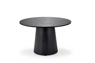 Halmar GINTER stôl okrúhly, čierny