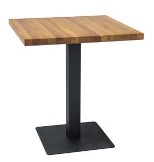 Signal Jedálenský stôl PURO dub masiv 60x60 cm
