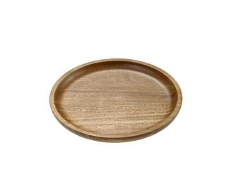 Drevený tanier - tácka 20 cm (Tanier- podnos akácia)