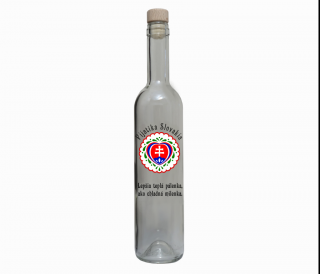 Fľaša 0,50 l PIJATIKA SLOVAKIA stredná + Milenka (JTF-OV-160)