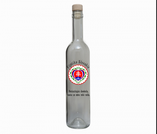 Fľaša 0,50 l PIJATIKA SLOVAKIA stredná + Retiazkujúc dookola (JTF-OV-150)