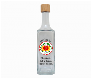 Fľaša 0,70 l JABLKOVICA stredná + Pálenôčka číra (JTF-OV-142)