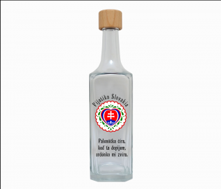 Fľaša 0,70 l PIJATIKA SLOVAKIA stredná + Pálenôčka číra (JTF-OV-145)