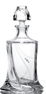 Fľaša dekorovaná FALLING STAR 850 ml (BBohemian crystal)