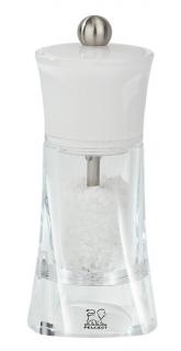 Mlynček Molene na soľ, 14 cm, akryl, biely (PG-29029)