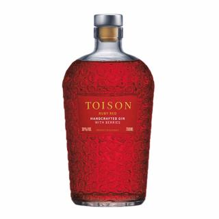TOISON GIN Ruby red 38 % 0,7 l (TOISON RUBY RED červený gin)