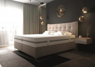 DOMINO BOXSPRING posteľ s matracom 180x200 cm  (Špeciálna ponuka 2024)