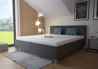 OREGON posteľ bez matracov s prehozom a dek.van. /VÝBER Z ROZMEROV š.160/š.180cm (Špeciálna ponuka 2024)