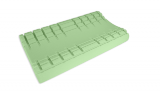 Vankúš BIO SOYA WAVE 72x42cm (Poťah zo sój. extraktu 100% výška 11-13cm )