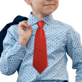 Detská kravata červená (Kravata pre deti červená)