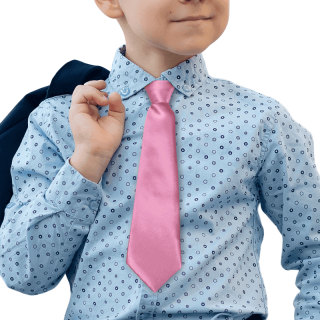 Detská kravata ružová (Kravata pre deti ružová)