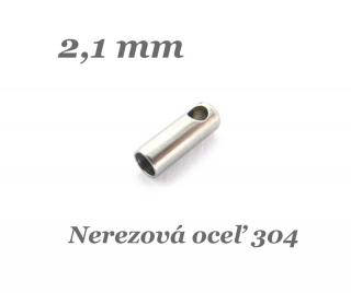 Koncovka 2,1 mm - nerez.oceľ 304