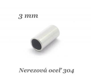 Koncovka 3mm - nerez.oceľ 304