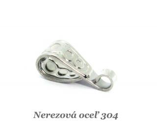 Šlupňa 15x6mm - nerez. oceľ 304