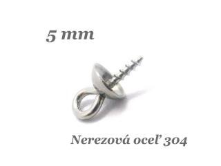 Zavŕtavacia závesná šlupňa 5mm - nerez. oceľ 304