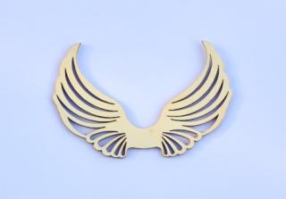 Anjelské krídla Ariel 10 cm - drevený výrez