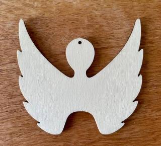 Anjelské krídla Darel menšie - drevený výrez