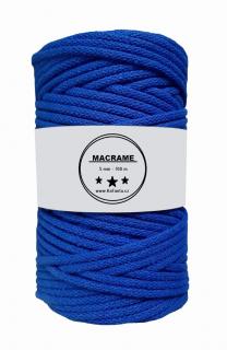 Bavlnená šnúra KaFanta 5 mm - modrá