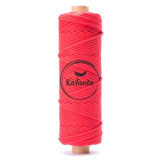 Bavlnená šnúra KaFanta 5 mm PREMIUM - classic red