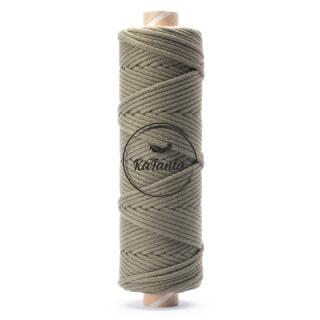 Bavlnená šnúra KaFanta 5 mm PREMIUM - khaki