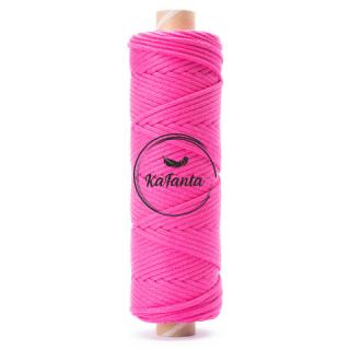 Bavlnená šnúra KaFanta 5 mm PREMIUM - magenta