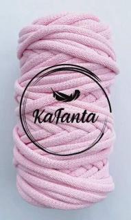 Bavlnená šnúra KaFanta 9mm - baby pink
