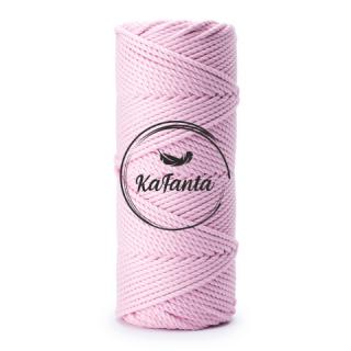 Bavlnená šnúra KaFanta Premium 3PLY 2mm - baby pink