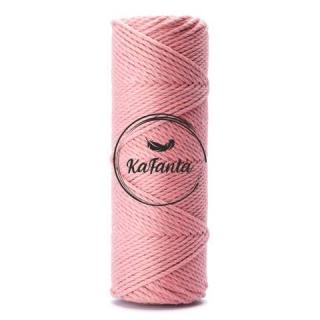 Bavlnená šnúra KaFanta Premium 3PLY 2mm - coral pink