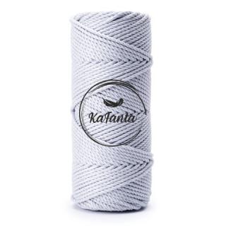 Bavlnená šnúra KaFanta Premium 3PLY 3mm - silver