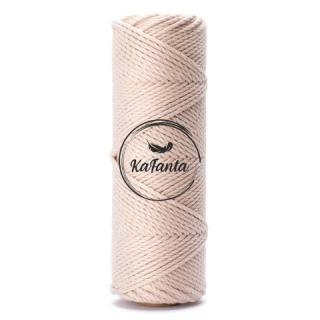 Bavlnená šnúra KaFanta Premium 3PLY 5mm - frappe