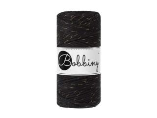 Bobbiny Macrame Regular 3mm - golden black