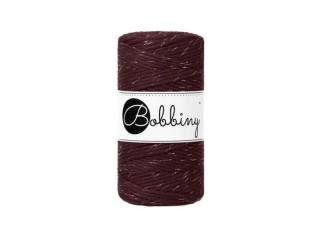 Bobbiny Macrame Regular 3mm - golden burgundy