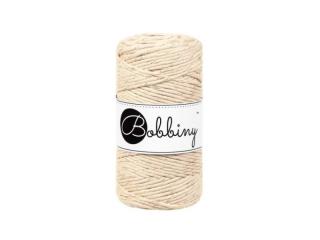 Bobbiny Macrame Regular 3mm - golden warm beige