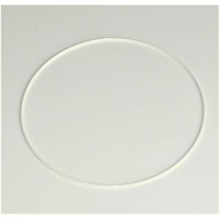 Kovový kruh na lapač snov Ø10 cm - biely