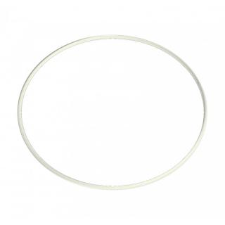 Kovový kruh na lapač snov Ø18 cm - biely