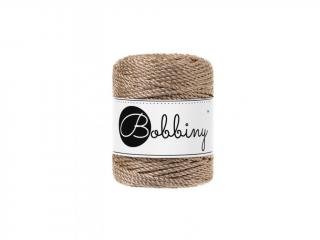 Macrame Bobbiny 3PLY regular metallic champagne