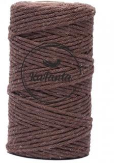 Macrame priadza KaFanta 2mm/60m - hnedá