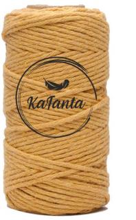 Macrame priadza KaFanta 2mm/60m - horčica